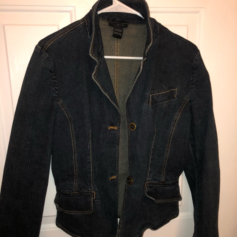 Blue Denim Jean Jacket with buttons